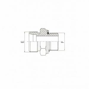 BSP Thread Stud Ends with O-Ring Sealing