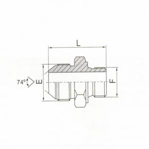 Metric Thread 74° Cone Flared Tube Fittings